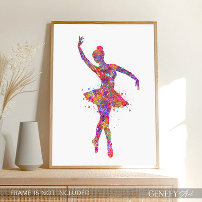 Ballerina Watercolour Print