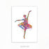 Ballerina Watercolour Print - Genefy Art