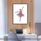 Ballerina Watercolour Print - Genefy Art