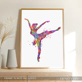 Ballerina Watercolour Print