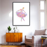 Ballerina Watercolour Print - Genefy Art