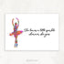 Ballerina Watercolour Art Print - Genefy Art