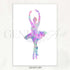Ballerina Watercolour Print - Genefy Art