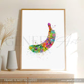 Banana Watercolour Print - Genefy Art