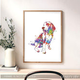 Beagle Watercolour Print - Genefy Art