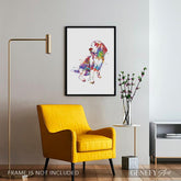 Beagle Watercolour Print - Genefy Art