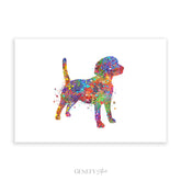 Beagle Watercolour Print