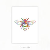 Bee Watercolour Print