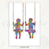 Boy Best Friends Watercolour Print - Genefy Art