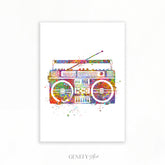 boombox print