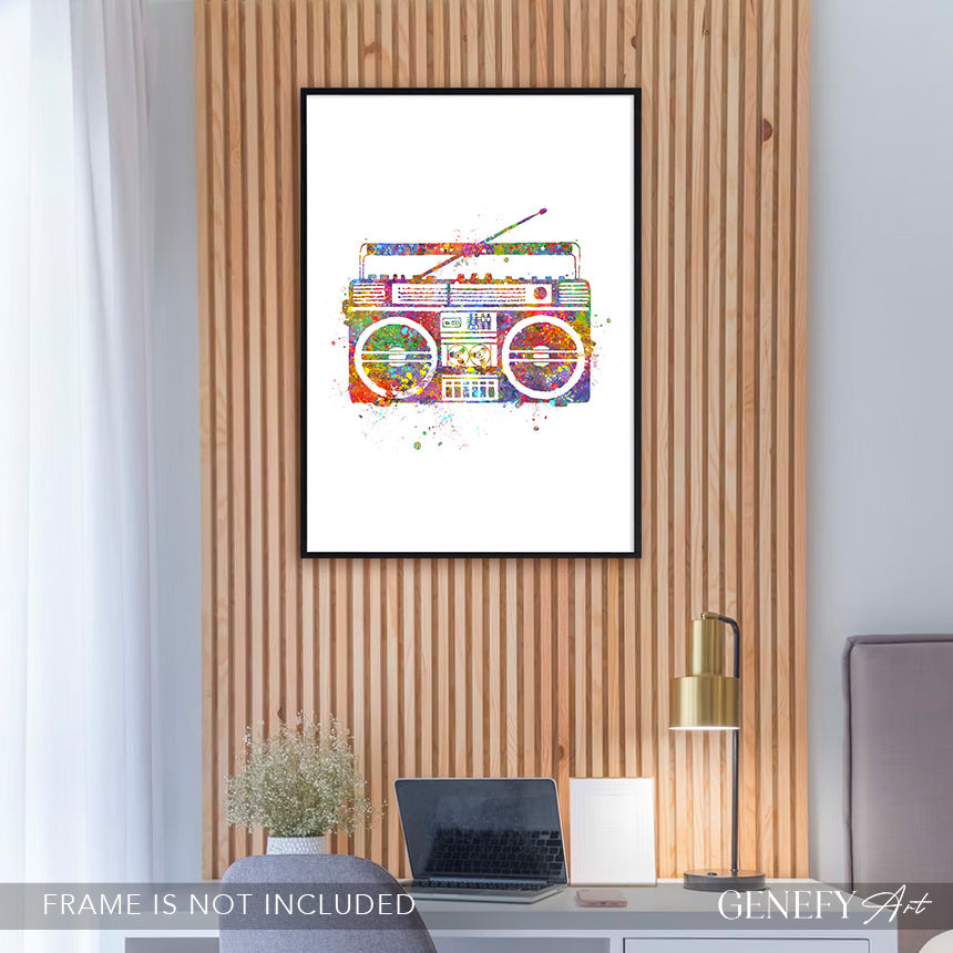 boombox print