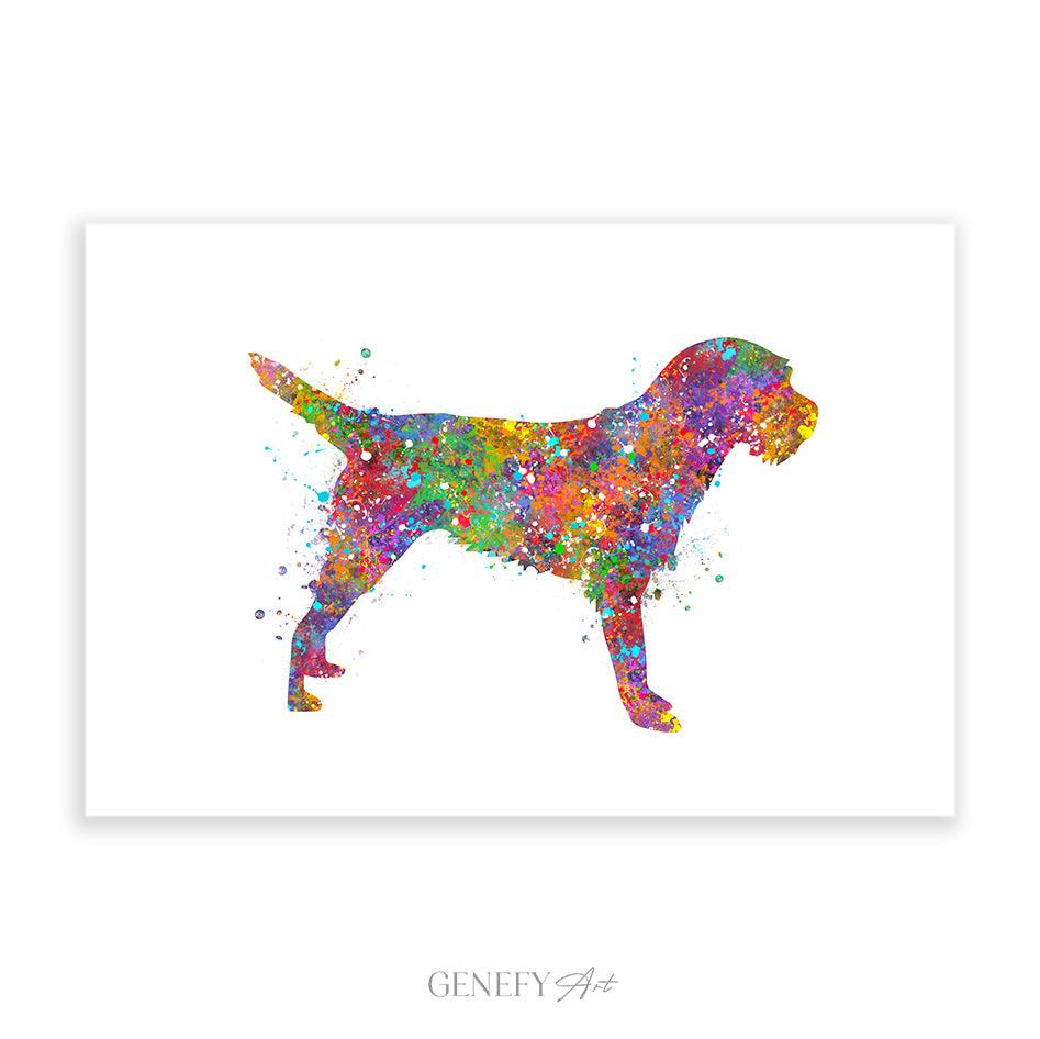 Boston Terrier Watercolour Print - Genefy Art