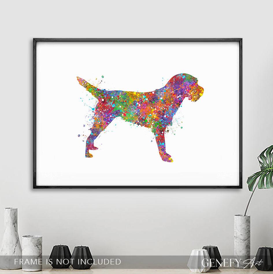 Boston Terrier Watercolour Print - Genefy Art