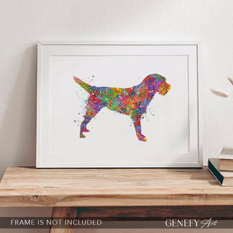 Boston Terrier Watercolour Print - Genefy Art