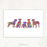 Boxer Watercolour Print - Genefy Art