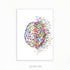 Brain Anatomy Watercolour Art Print - Genefy Art