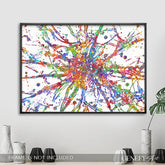 Brain Cells Watercolour Print - Genefy Art