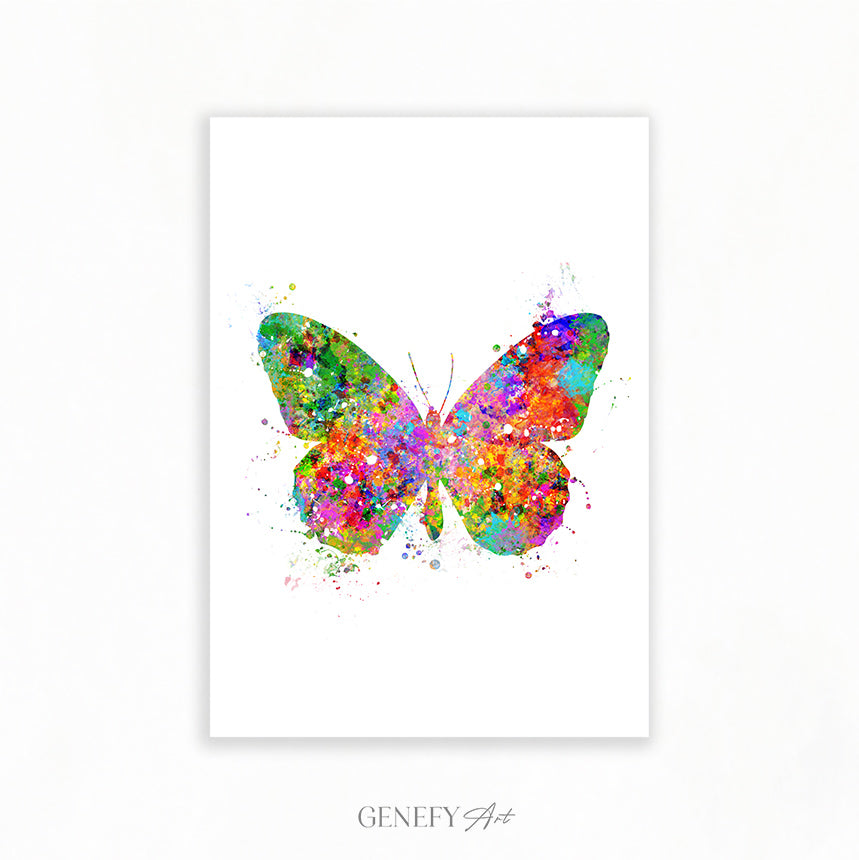 Butterfly Watercolour Art Print