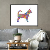 Chihuahua Watercolour Print