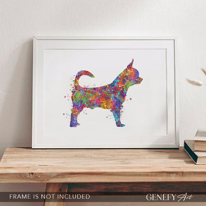 Chihuahua Watercolour Print