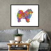 Chow Chow Watercolour Print - Genefy Art
