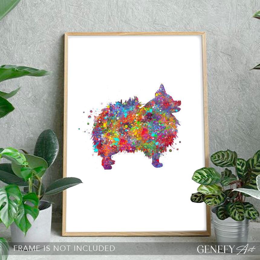 Colourful Pomeranian Art