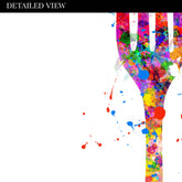 Cutlery Watercolour Kitchen Print - Genefy Art