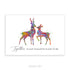 Deer Couple Quote Watercolour Art Print
