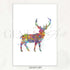 Deer Watercolour Art Print - Genefy Art