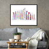Dental Tools Watercolour Art - Genefy Art