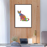 Devon Rex Cat Poster