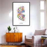 A-DNA Watercolour Art Print - Genefy Art