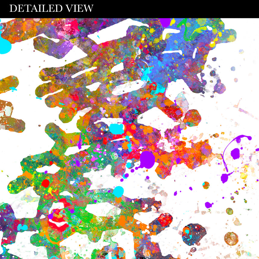 A-DNA Watercolour Art Print - Genefy Art
