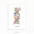 Z-DNA Watercolour Art Print Genefy Art