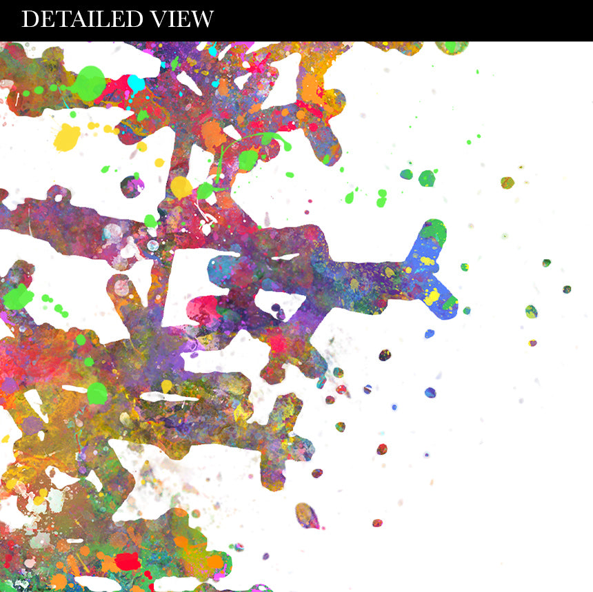 Z-DNA Watercolour Art Print