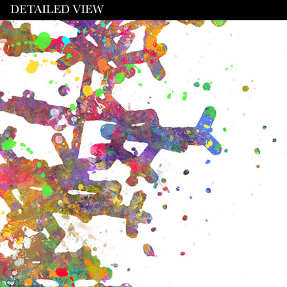 Z-DNA Watercolour Art Print