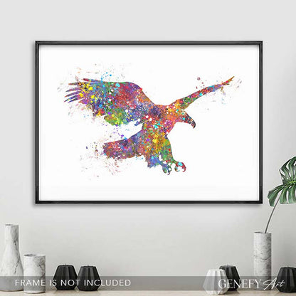Eagle Watercolour Print