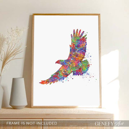 Eagle Watercolour Print