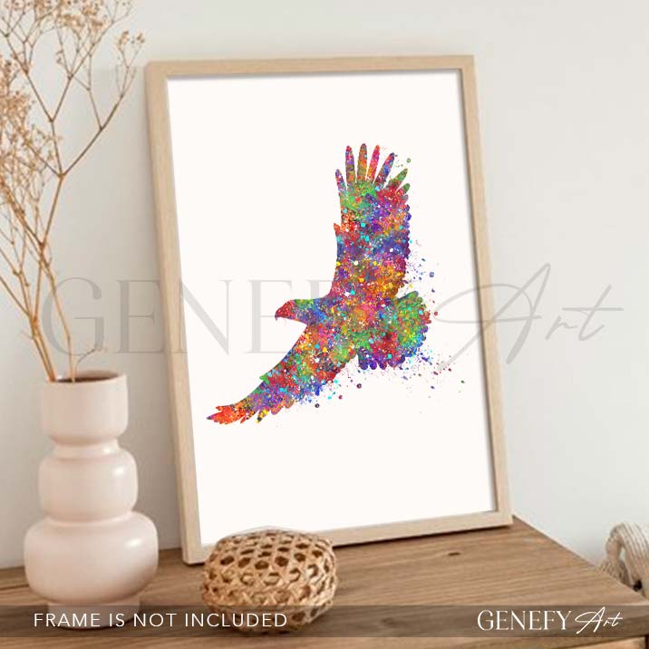 Eagle Watercolour PrintX
