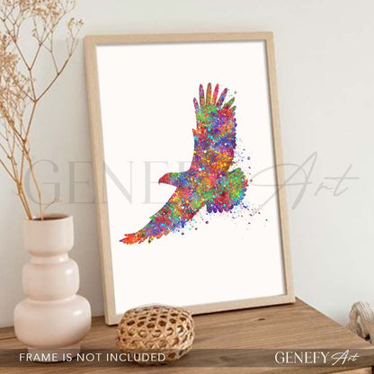 Eagle Watercolour PrintX