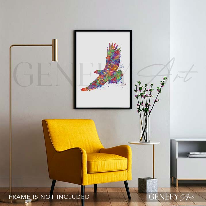 Eagle Watercolour PrintX