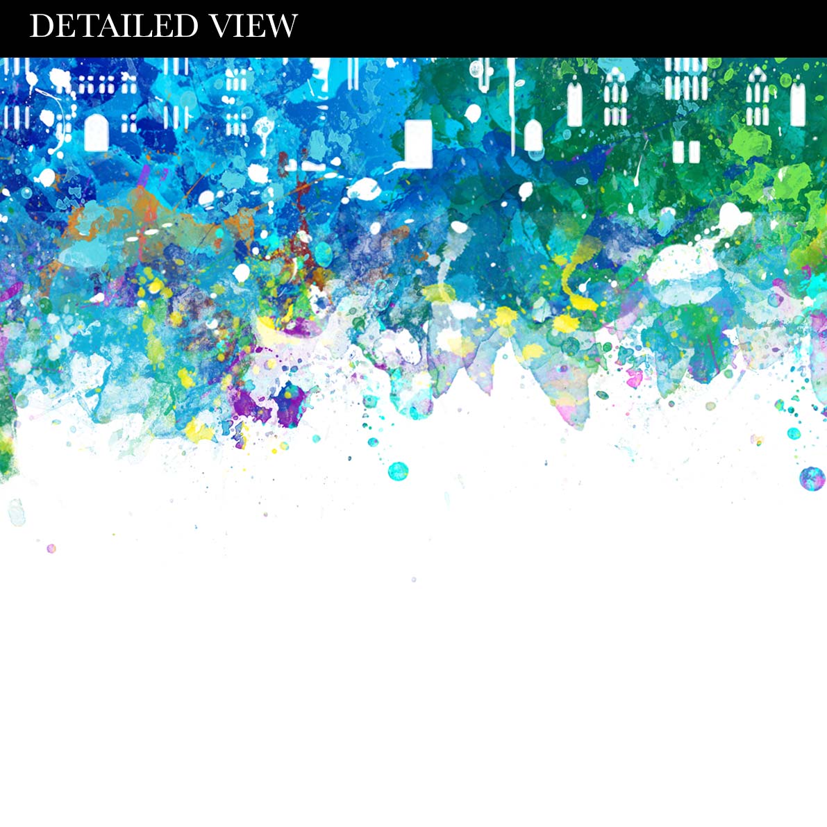 Edinburgh Skyline Watercolour Print - Genefy Art