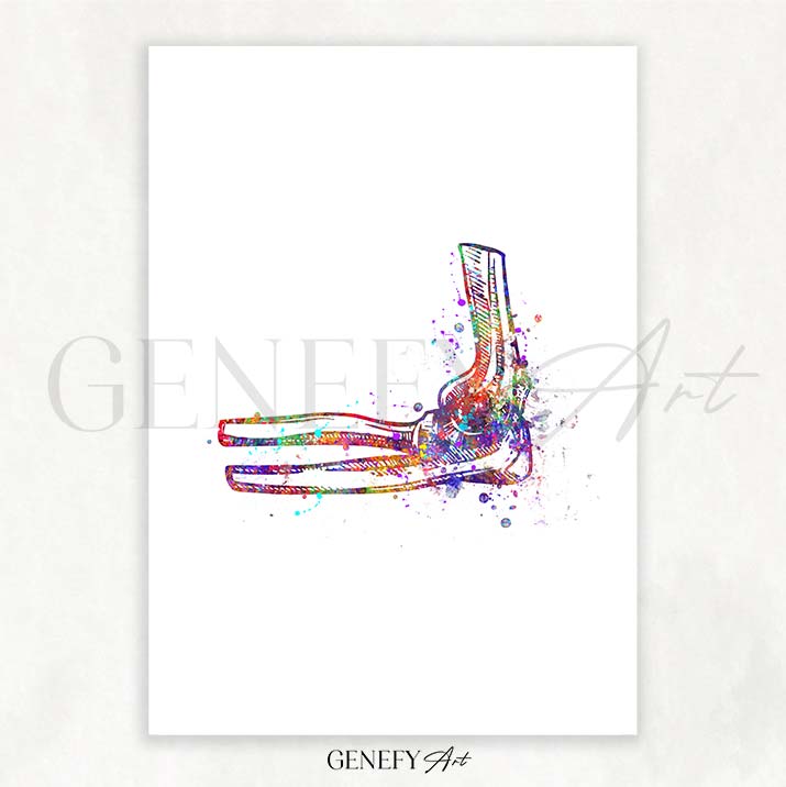 Elbow Joint Watercolour Print