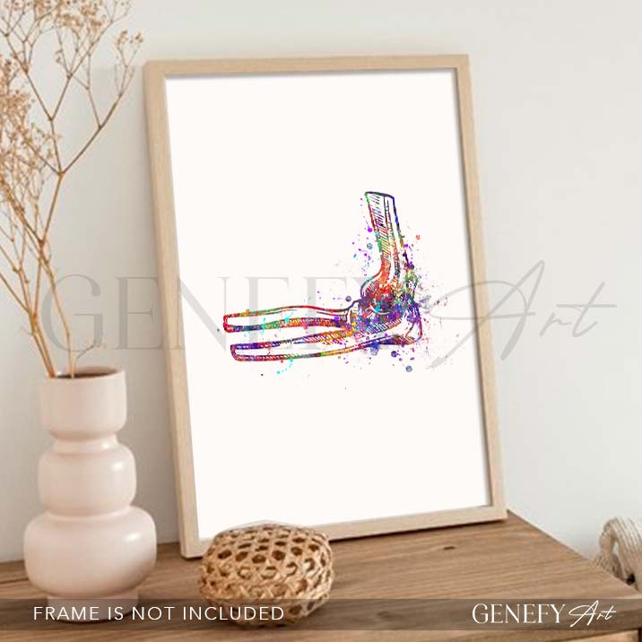 Elbow Joint Watercolour Print
