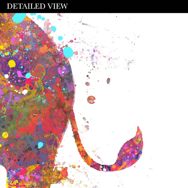 Elephant Couple Love Quote Watercolour Art - Genefy Art