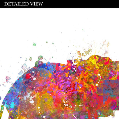 Elephant Herd Family of 5 Watercolour Art