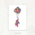 Elephant and Balloons Watercolour Print - Genefy Art