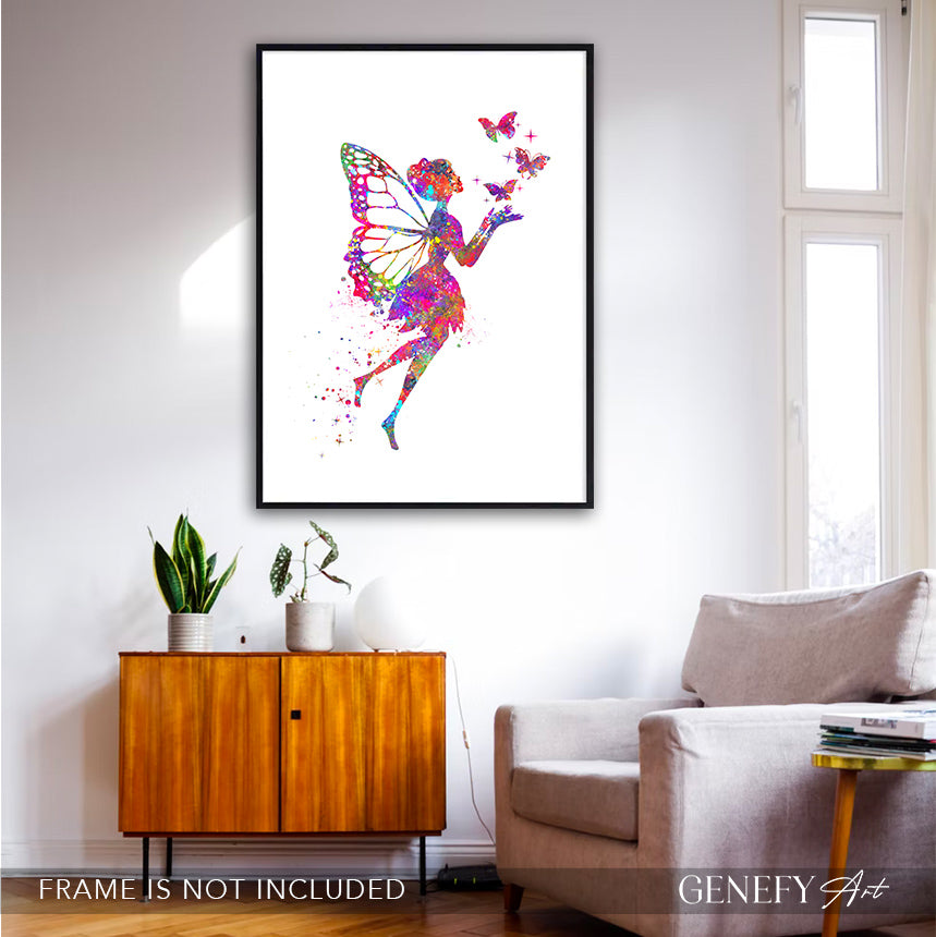 Fairy Watercolour Art Print