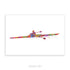 Solo Female Rower Watercolour Art Print
