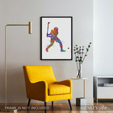 Male Field Hockey Print